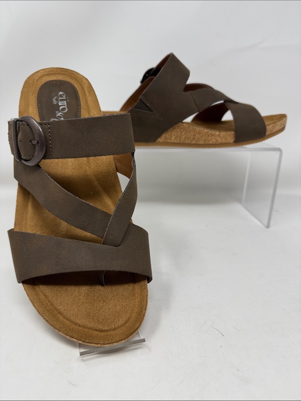 Eurosoft by Sofft Brown Strappy Comfort Sandals – Size 9 – NWT